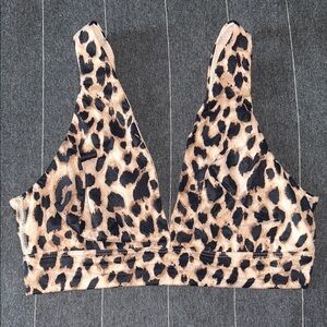 Victoria's Secret Brown and Black Leopard Print Bra